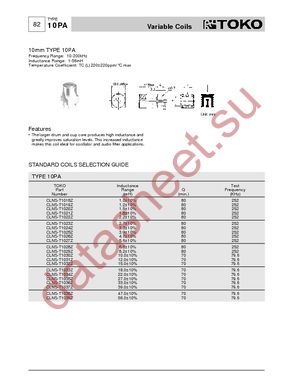 CLNS-T1018Z datasheet  